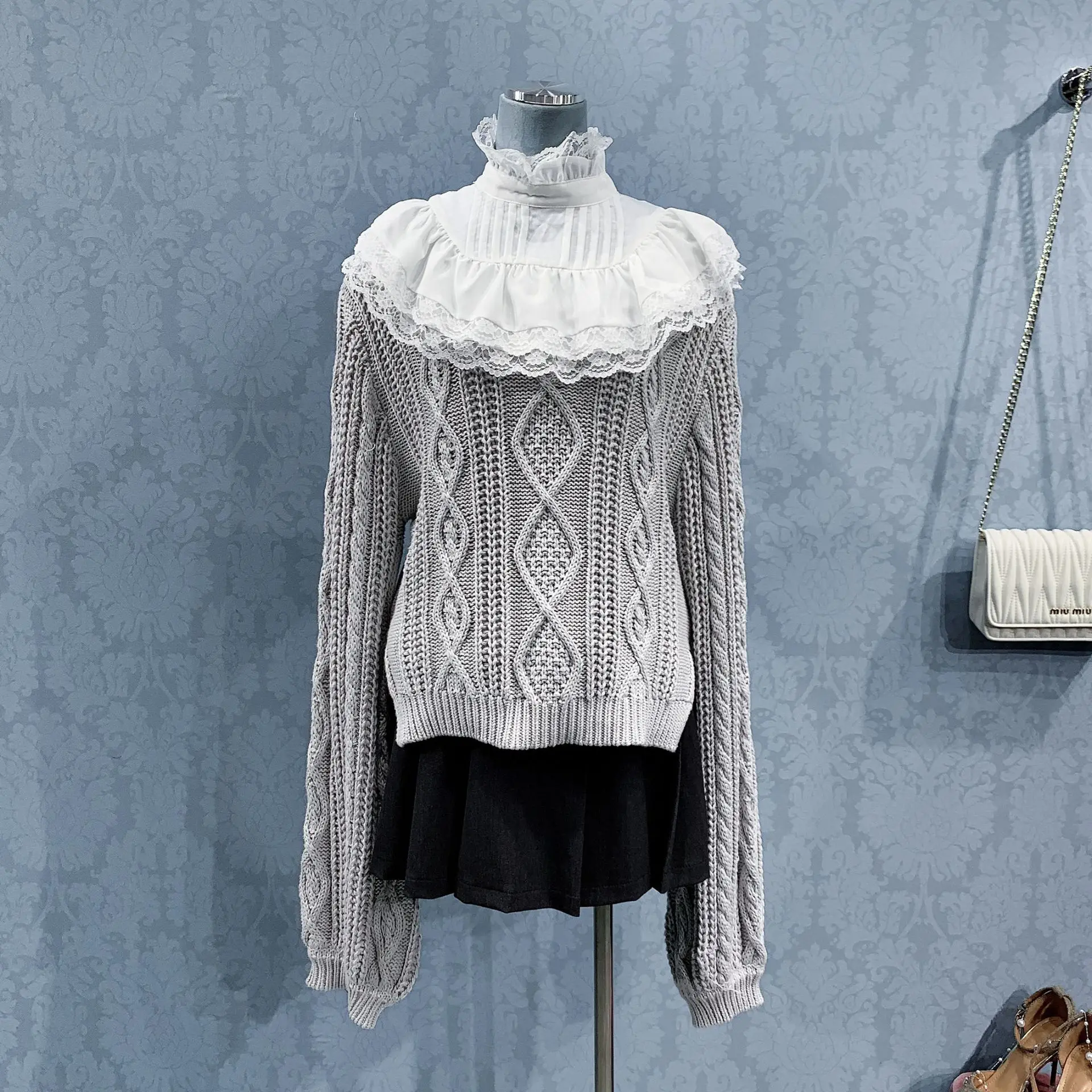 

Korean Styles Fashion Ruffles Turtleneck Sweater Women 2020 Casual Knitted Pull Femme Hiver Autumn Winter Clothing