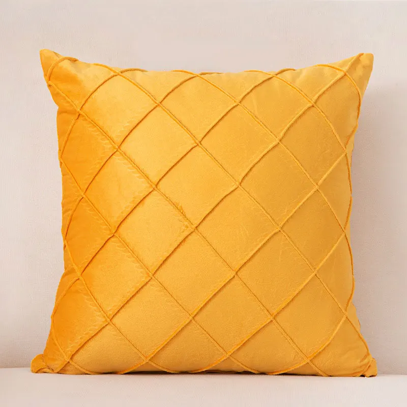 

Nordic Check Throw Pillows Covers 45*45cm Plaid Pillow Case Waist Throw Cushion Cover Modern Square Pillowslip Home Pillowcase