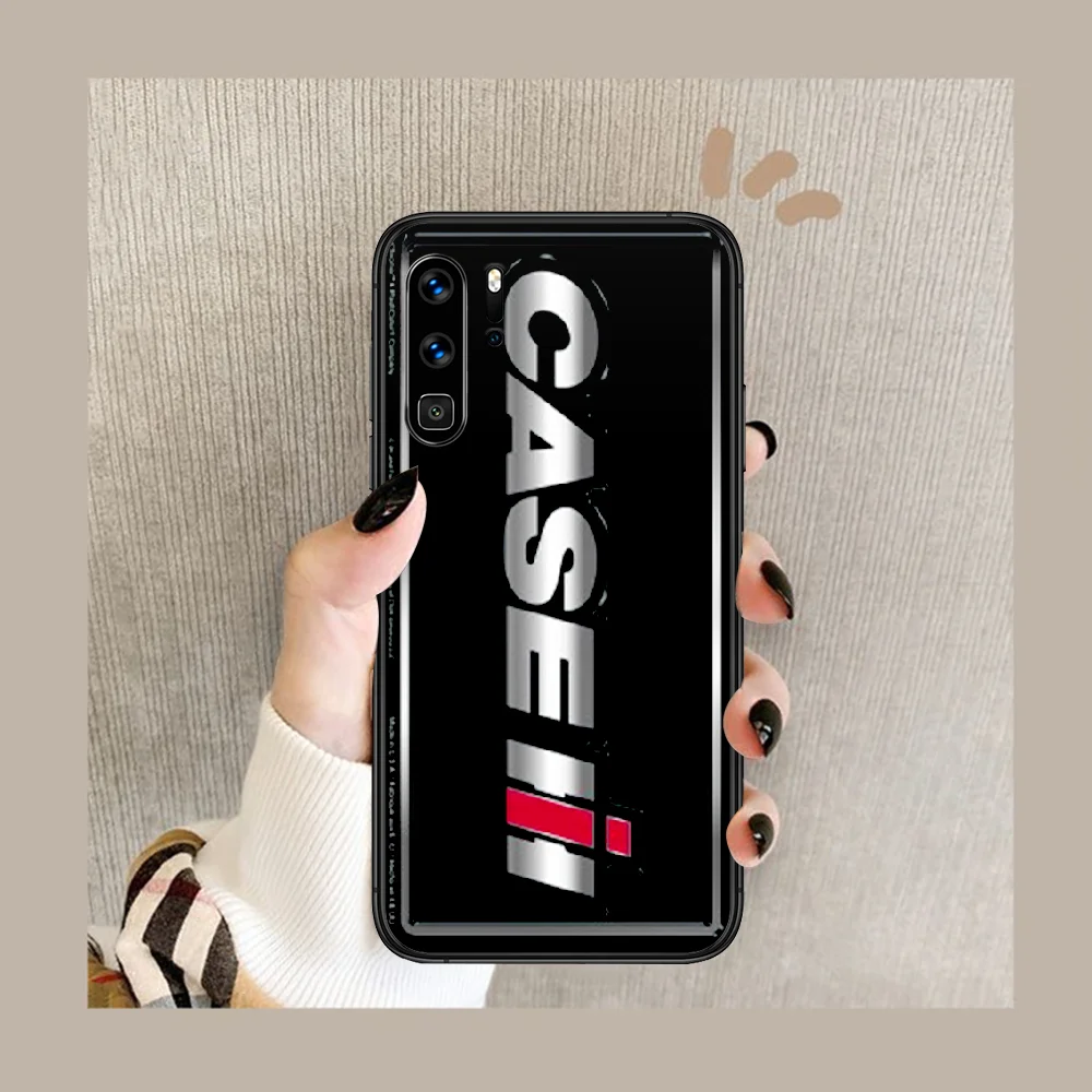 

CASE IH Tractor logo Phone Case Cover Hull For Huawei P8 P9 P10 P20 P30 P40 Lite Pro Plus smart Z 2019 black Coque Painting