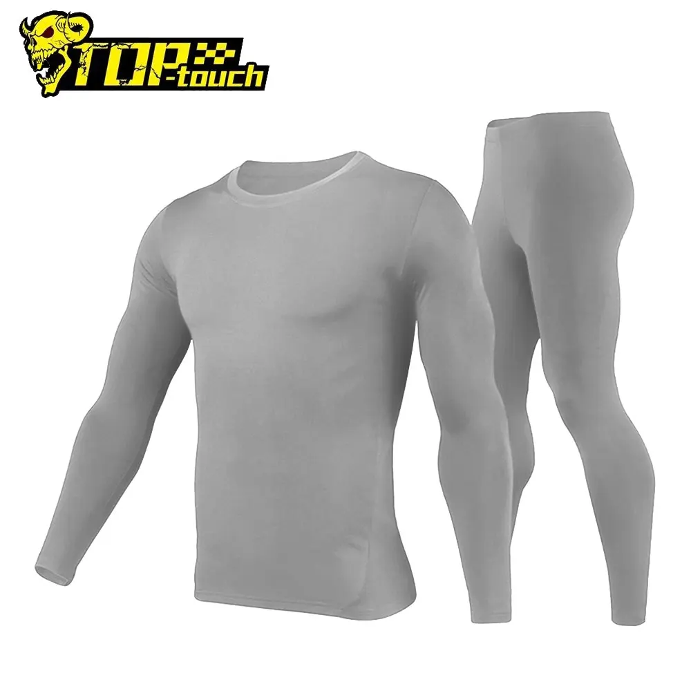 

HEROBIKER Women Men Motorcycle Thermal Underwear Set Motorcycle Warm Base Layers Tight Long Johns Tops & Pants 3 Colour 4 Season
