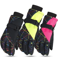 winter men and women riding skiing outdoor cold and windproof waterproof non slip thick warm touch screen gloves mtb equipment