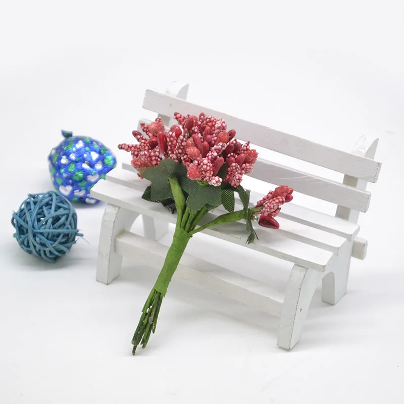 12/72 шт ручной работы искусственный цветок стемен проволока стебель для свадебной