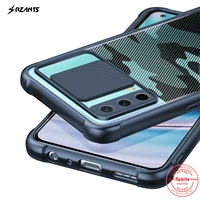 rzants for oneplus nord ce 5g case hard camouflage lens lens protect slim crystal clear cover
