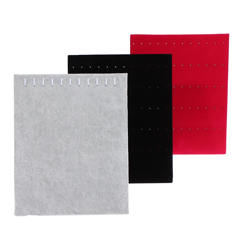 Подставка для ювелирных украшений L-образный держатель с 60 отверстиями серег