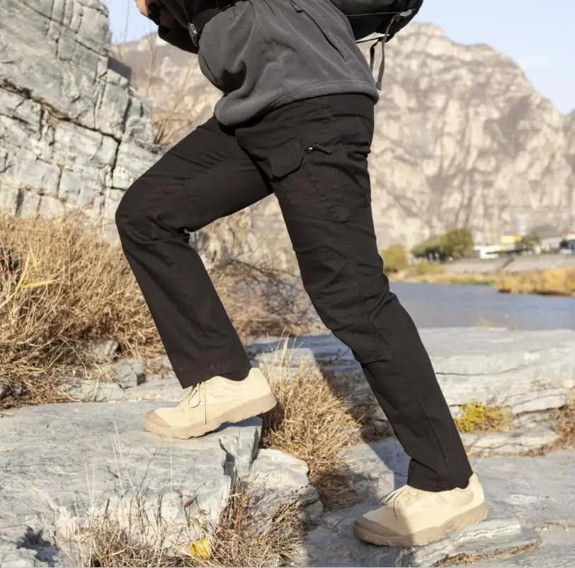 Мужские Походные штаны водонепроницаемые быстросохнущие брюки-карго для