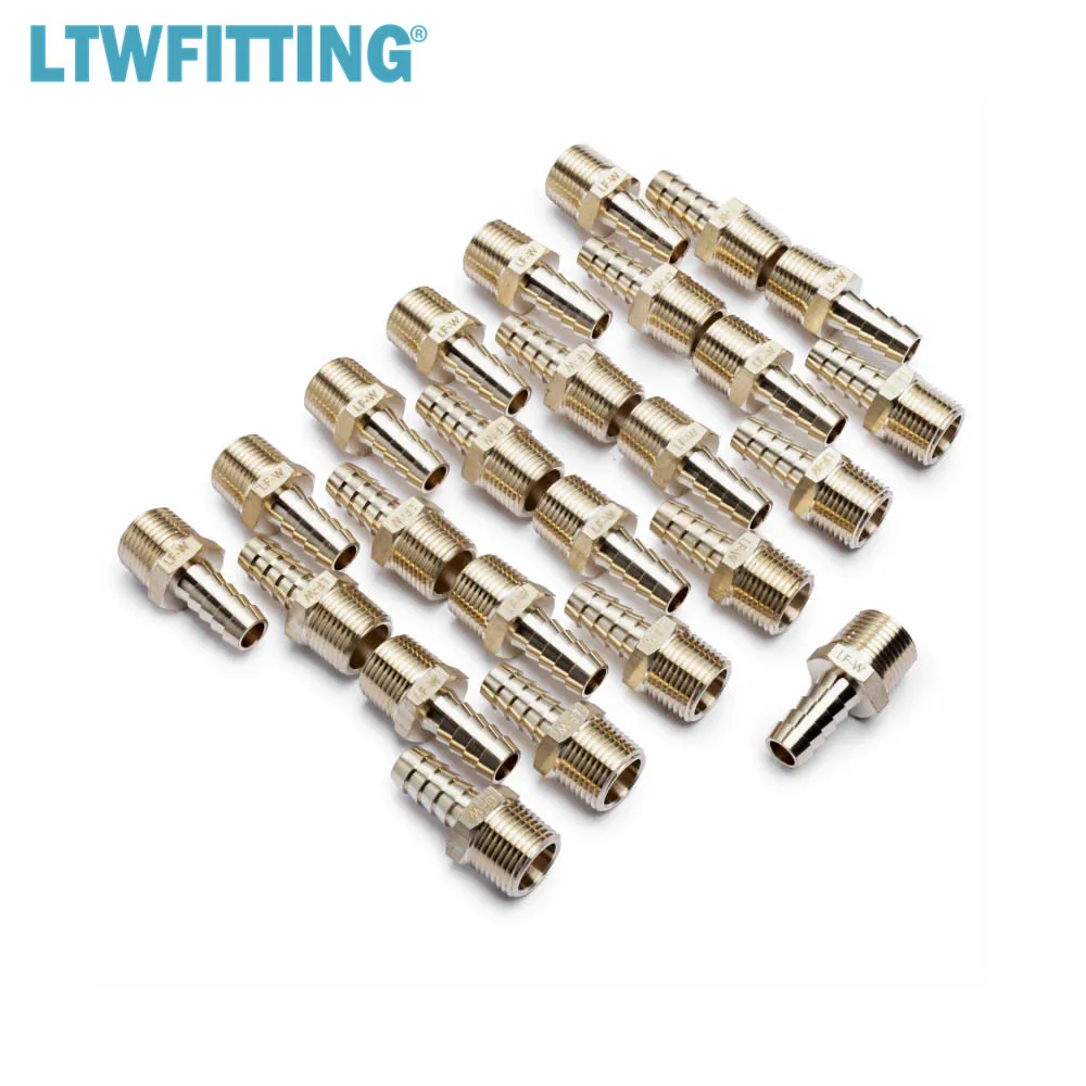 Бессвинцовый латунный фитинг с зазубриной соединитель 3/8 дюйма зазубрина для