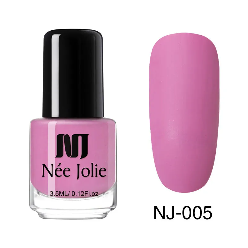 Nail Pure Color Nail Polish Glue New 21 Color Autumn and Winter Matte Matte Scrub Nail Polish - Color: NJ-005