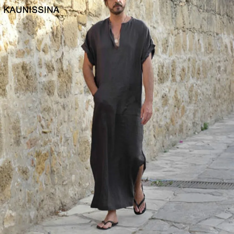 Мужская сорочка повседневное ночное белье удобные с короткими рукавами ночные