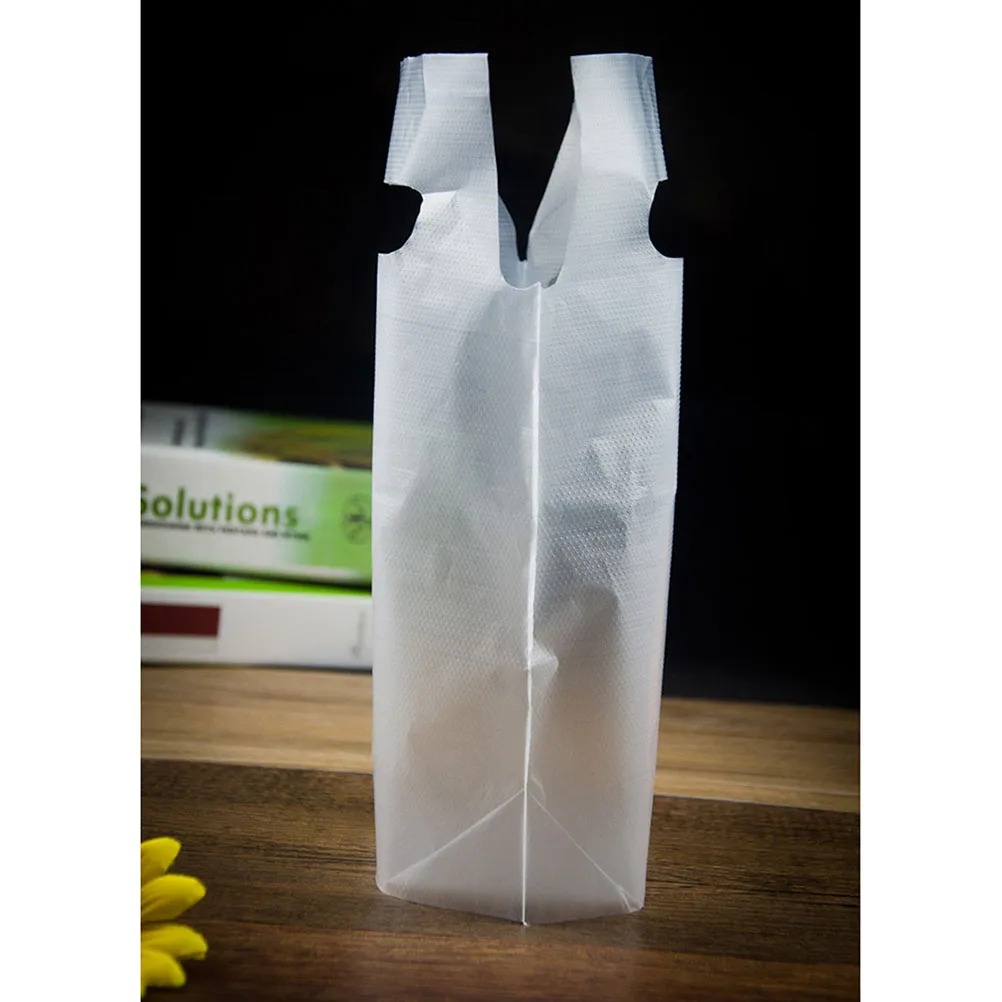 100pcs Disposable Drink Pouches Practical Handheld Coffee Container Bag Useful Beverages Tote for Milk Tea Shop | Дом и сад