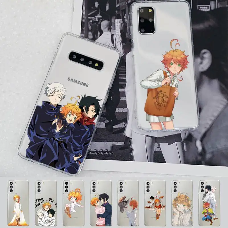 

Anime The Promised Neverland Phone Case For Samsung A 10 20 30 50s 70 51 52 71 4g 12 31 21 31 S 20 21 plus Ultra