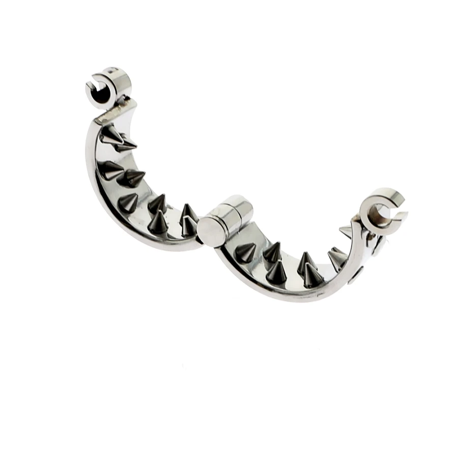 Экстремальное устройство целомудрия китайские зубы шип кольцо на член замок для