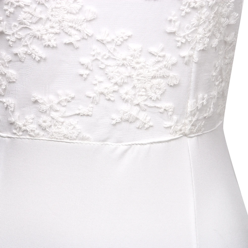 white Dress Floor Length A line Sexy Boat Neck Appliques Cap Sleeved Long Prom Party Gowns Custom Robe | Женская одежда