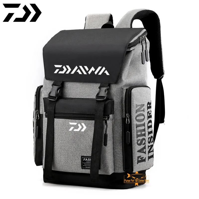 2021 Daiwa рыболовный рюкзак зимняя мужская Спортивная дышащая износостойкая водонепроницаемая сумка для рыбалки Простая Дорожная сумка
