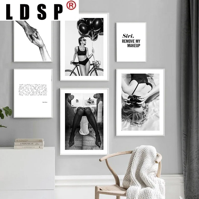 LDSP холст живопись Настенная печать плакат картина винтажная мода Сексуальная