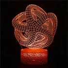 Уникальная акриловая лампа с 3D голограммой инопланетянина, ночник с сенсорным выключателем, люминария Лавовая Лампа, 7 цветов, меняющая цвет, декоративный подарок