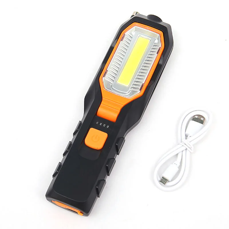 Портативный Рабочий СВЕТОДИОДНЫЙ светильник COB рабочий гибкий магнитный фонарь