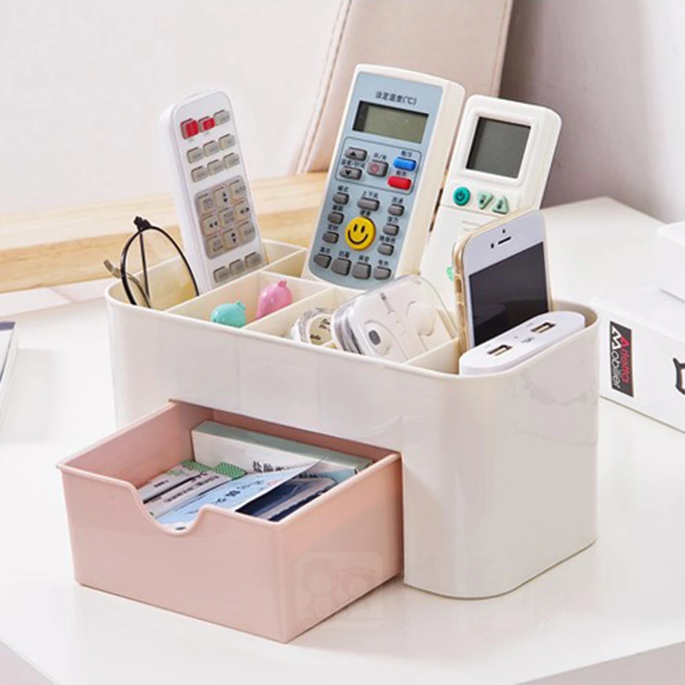 

1PC Cosmetic Makeup Organizer Display Table Desk Storage Rack Makeup Storage Box Brush Pencil Jewelry Organizer For Home