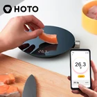 Цифровые кухонные весы HOTO, измерительный прибор для кофе, механические весы, электронные весы с Bluetooth и приложением светодиодный кой