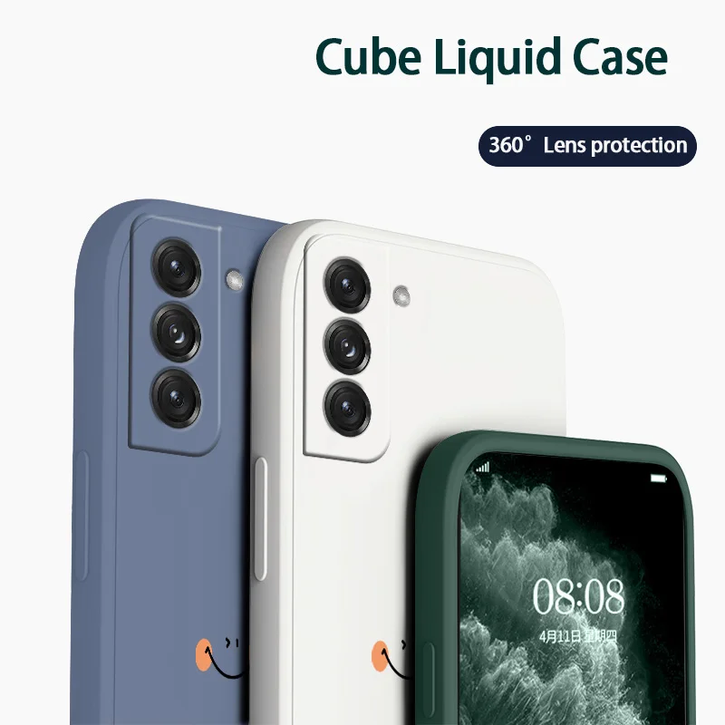 Color Case For Samsung Galaxy S21 S20 FE S10 Note 20 10 Ultra Plus A72 A52 A42 A32 A71 A51 A41 A31 A21S Soft Phone Cover Case