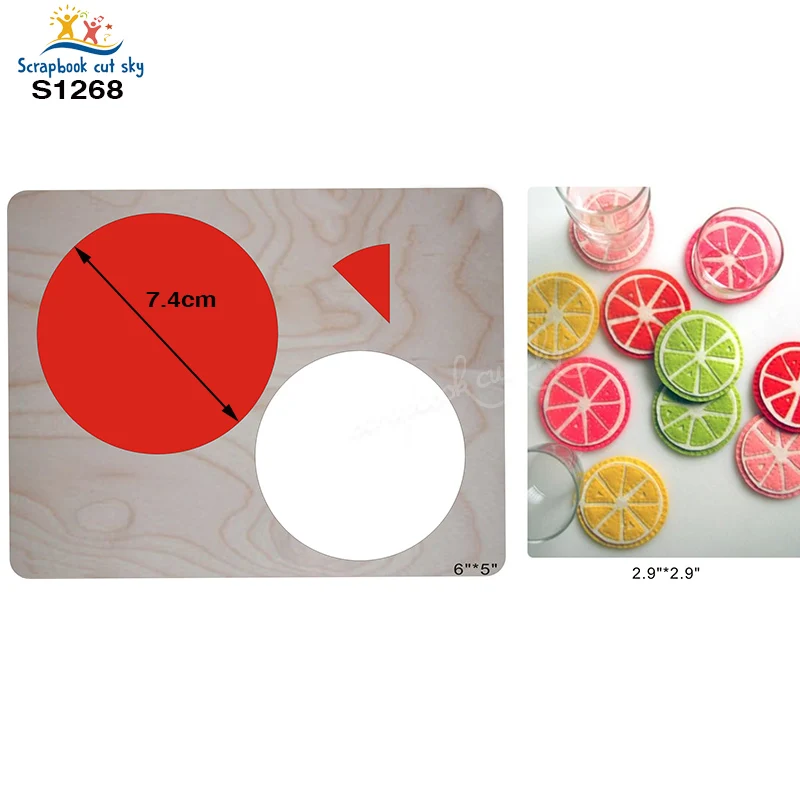 

Lemon DIY S1268 Muyu Wooden Mold Cutting Dies Suitable For Market General Machines