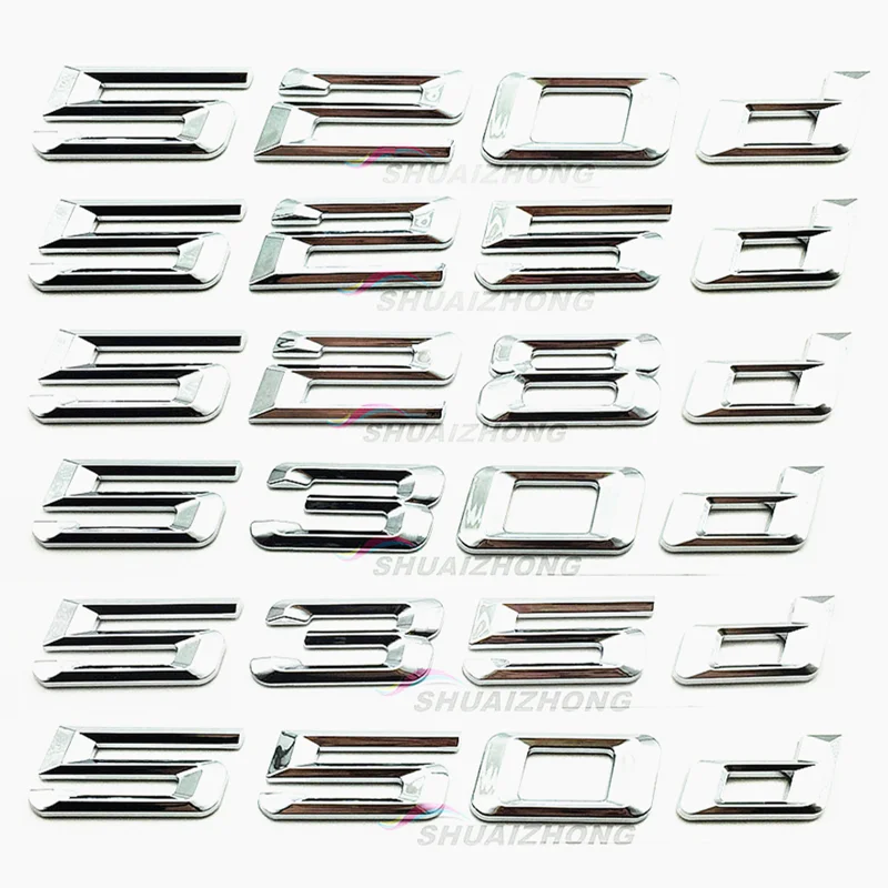 Наклейка для заднего багажника с буквами и цифрами 3D наклейка значок стайлинга