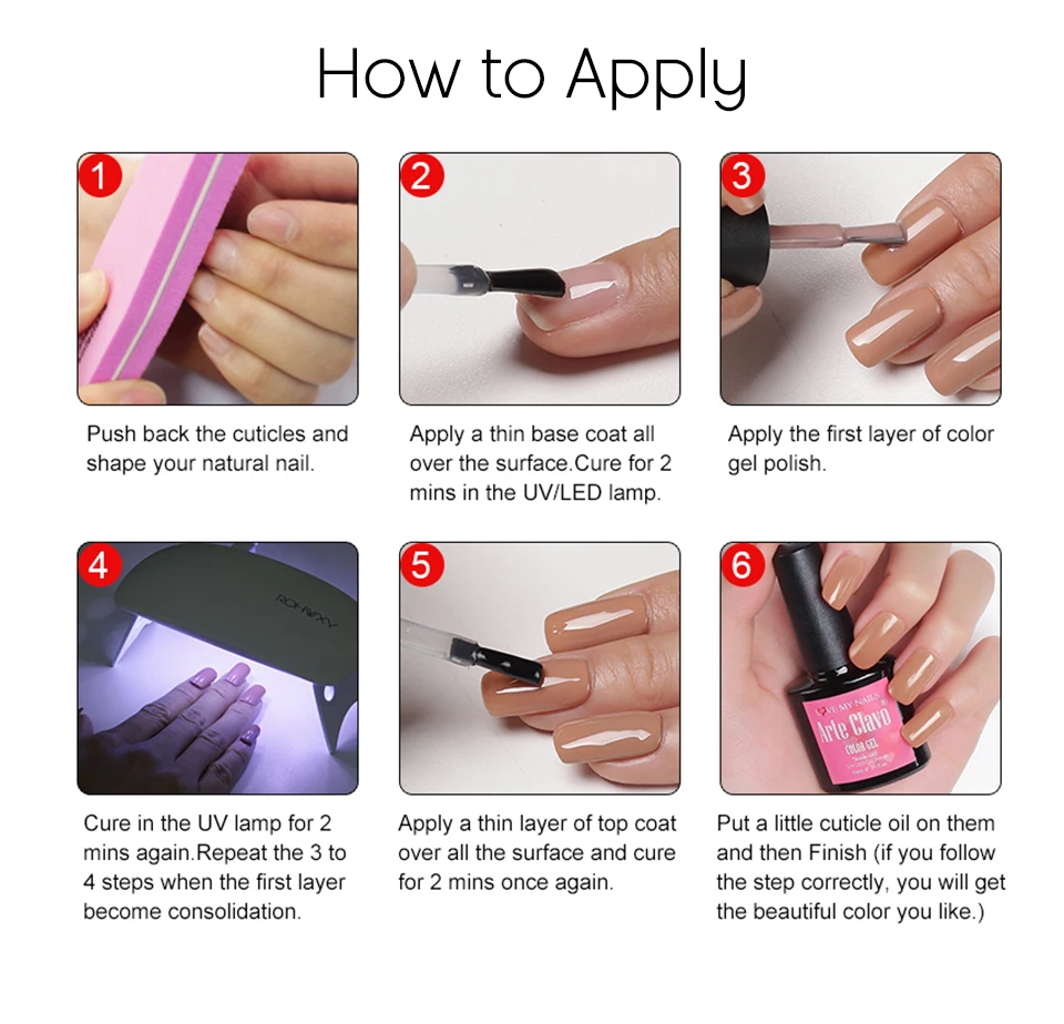 Гель-лак для ногтей Arte Clavo 8 мл полуперманентный Праймер УФ светодиодный гель