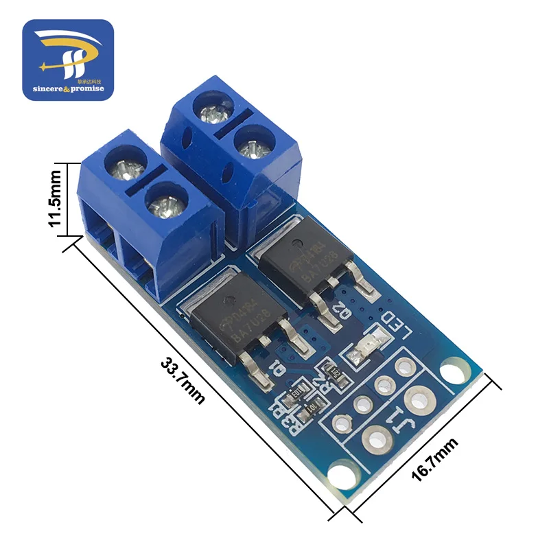 Высокая Мощность 15A 400 Вт MOSFET триггер переключениt приводной модуль ШИМ-регулятор электронный переключатель Управление Панель DC 5 V-36 V