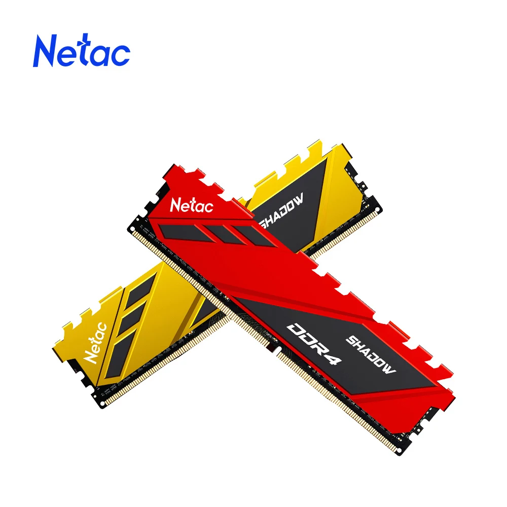 Оперативная память Netac DDR4 8 ГБ 16 2666 3200 3600 RGB для настольного ПК Dimm с радиатором XMP