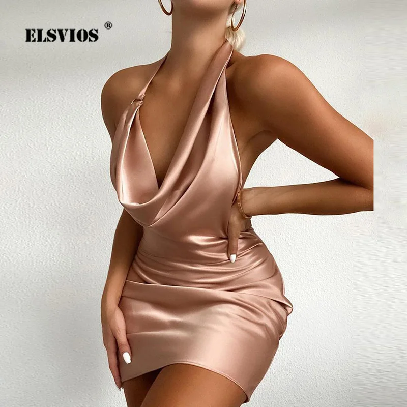 

Новые женские весенние пикантные вечерние платье элегантное платье с открытыми плечами платье с открытой спиной без рукавов из искусствен...