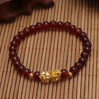 lucky bracelet women fengshui pixiu 6mm bead bracelets jewelry on hand