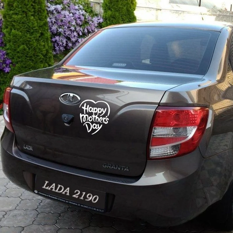 

Tri Mishki HZX1139# happy mother's day car sticker funny Vinyl Decals Motorcycle Accessories Stickers