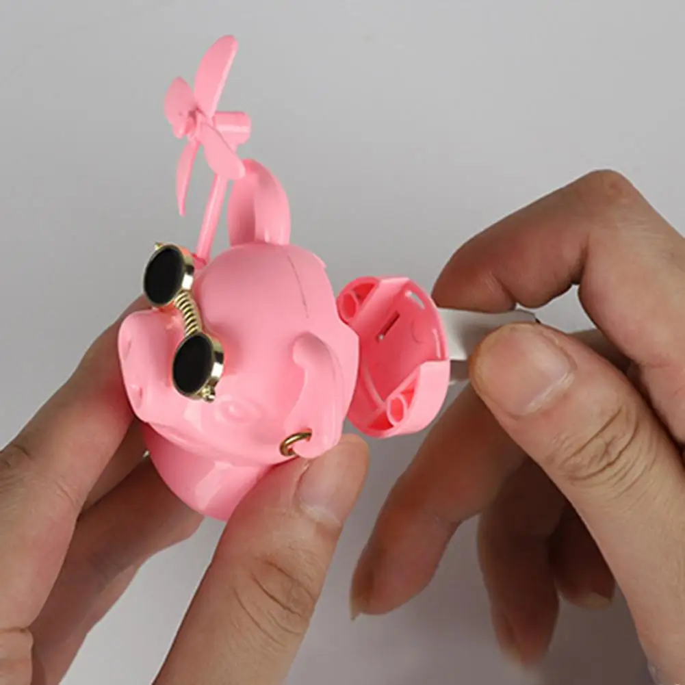 

80% HOT SALESAuto Air Oulet Simulation Pig Balm Aromaed Freshener Car Interior Decor Ornament