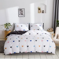 graffiti heart bedding set cover sets 220x240 nordic soft single double queen cover no sheets polyester