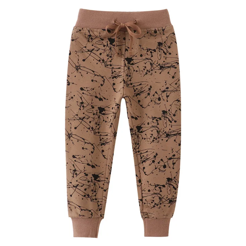 

Jumping Meters Autumn Spring Boys Girls Sweatpants Drawsting Cotton Toddler Trouser Pants Long Sleeve Children's Clothing Kids