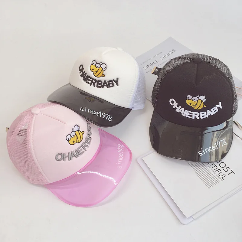 Детские шапки ребенка бейсбольной кепки хип-хоп шляпы летняя мода мальчик Snapback