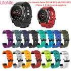 Официальный силиконовый ремешок для Garmin fenix 5X 6X GPS PRO, быстросъемный ремешок для наручных часов Garmin Fenix 3 3 HR, сапфировый ремешок