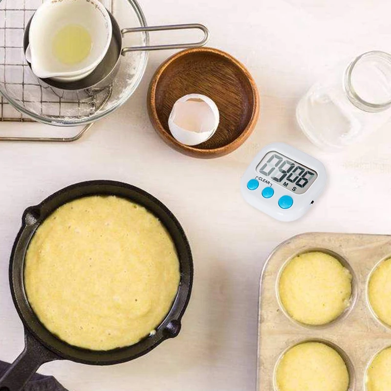 12 упаковок цифровой кухонный таймер для приготовления пищи класс маленький