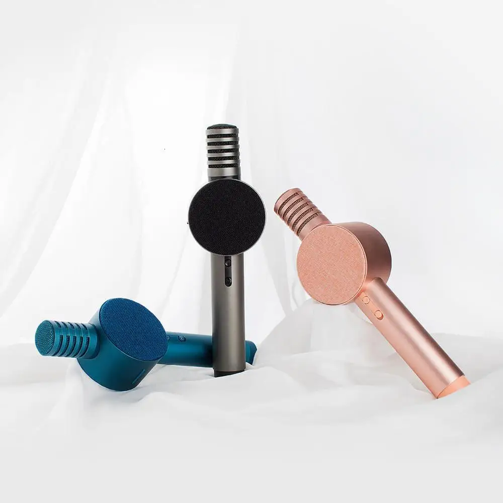 Xiaomi Xiaohou микрофон ручной аудио беспроводной караоке Bluetooth модный мульти-сценарий
