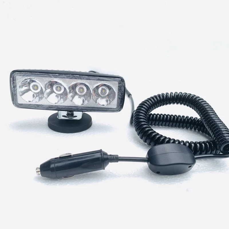 40W Kit 1set Дальность пятно луча led автомобилей головной светильник грузовик ATV SUV UTV 4WD лодка светодиодный рабочий светильник бар 40W 12 V-24 V магнитное основание с возможностью пружинный кабель - Цвет: 40W Kit 1set