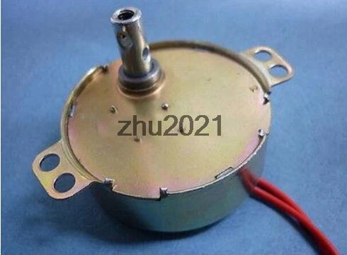 Латунь металлический оттенок Корпус синхронный двигатель 50/60Hz 3/4 Вт AC 220V 2 провода 5 об/мин/30 оборотов в минуту