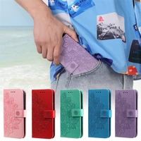 fashion lanyard flip leather case for xiaomi redmi 8 8a 9 prime 9c 9a 9i cute solid color with lanyard and stand cover cases