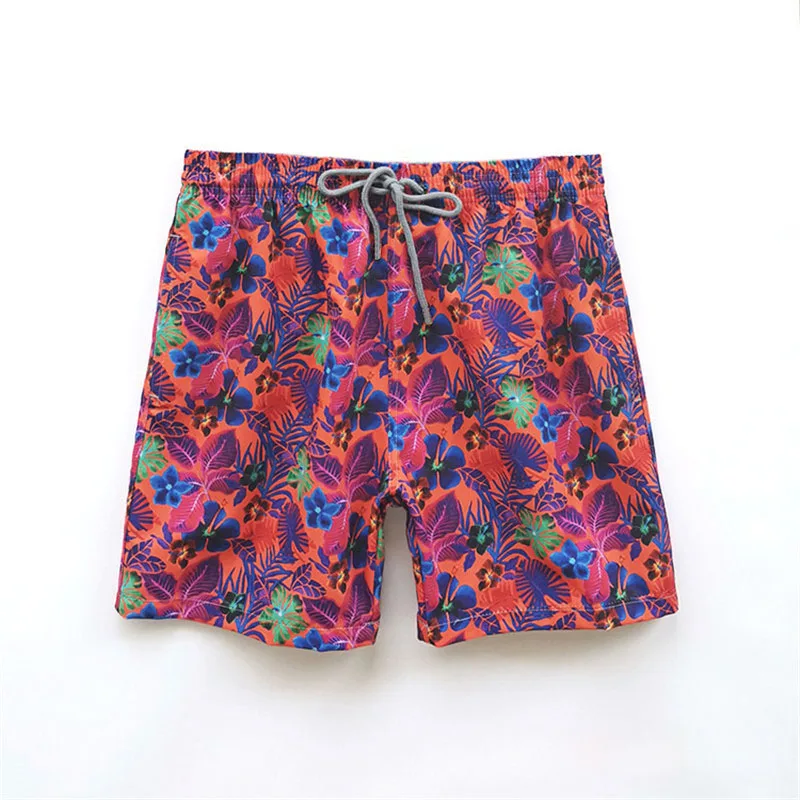 

New Quick Dry Summer Shorts Mens Print Beach Board Shorts Surf Siwmwear Bermudas Swim For Men Print Board Short 6837
