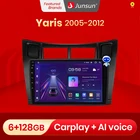 Junsun V1pro AI Voice For Toyota Yaris XP90 2005 - 2012 автомагнитола 2дин android Auto Аудио для авто GPS Track Carplay 2 din DVD