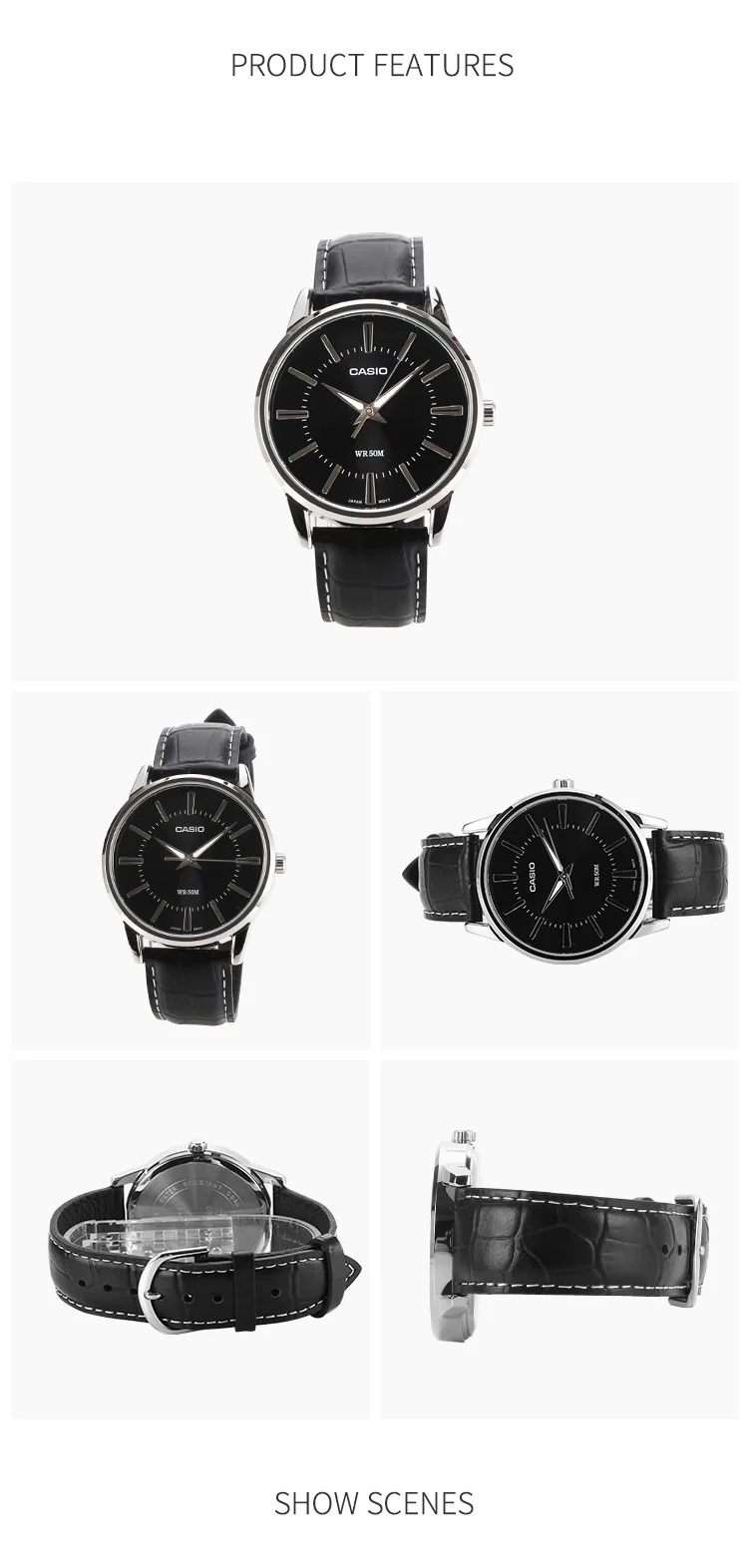 Casio Часы Бизнес простые мужские часы MTP-1303L-1A