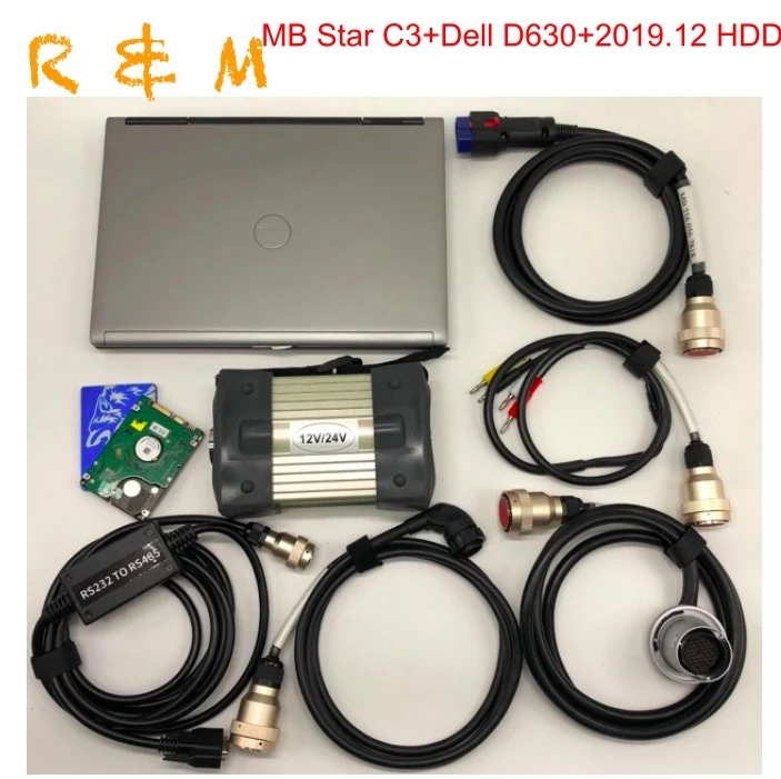 Мультиплексор диагностический MB Star C3 для ноутбуков Dell D630 и новейших жестких