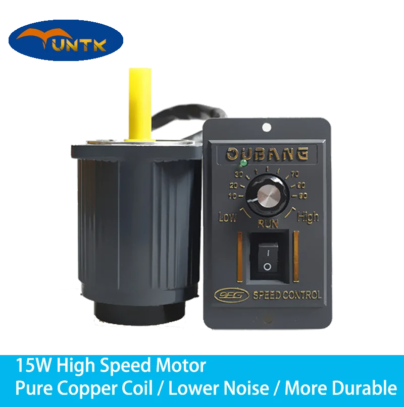 

15W AC Electric Motor With Regulator 3IK15RGN-C Adjustable High Speed Asynchronous High Torque Deceleration