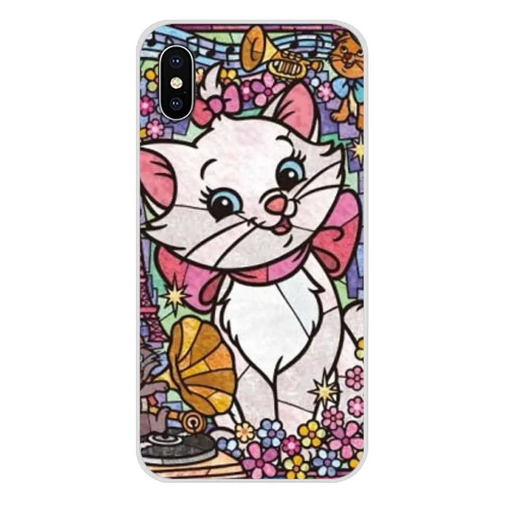 Силиконовый чехол с рисунком аристокотов Мари и котов для Samsung Galaxy S3 S4 S5 Mini S6 S7 Edge S8