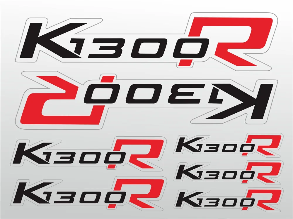 

New Motorcycle Stickers Body Reflective Waterproof Body fuel tank tail box logo decals Kit set For K1300R k 1300 r