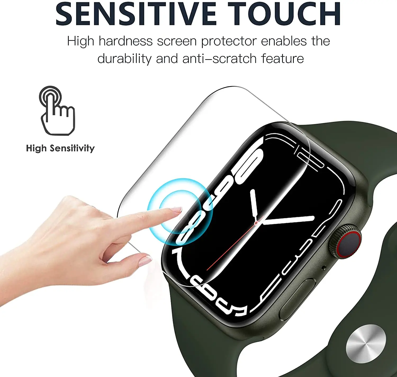 Защитная пленка для Apple Watch 7 6 se 5 4 44 мм 40 мм 45 мм 41 мм iwatch  42 мм 38 мм 9HD, Защита экрана для Apple Watch | Наручные часы | АлиЭкспресс