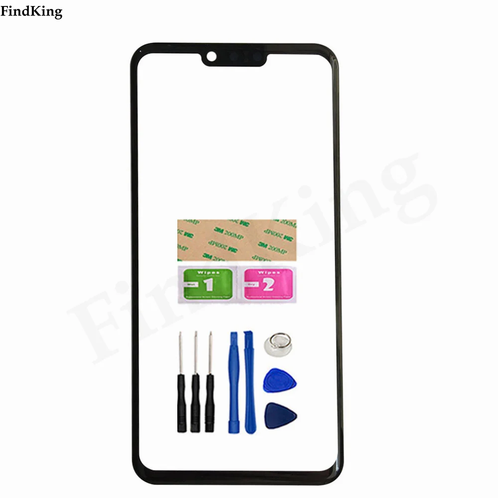 

For LG G8 ThinQ LMG820QM7 LMG820UM1 LMG820UMB Front Outer Glass Touch Panel Digitizer Front Glass Outer LCD Replacement Parts
